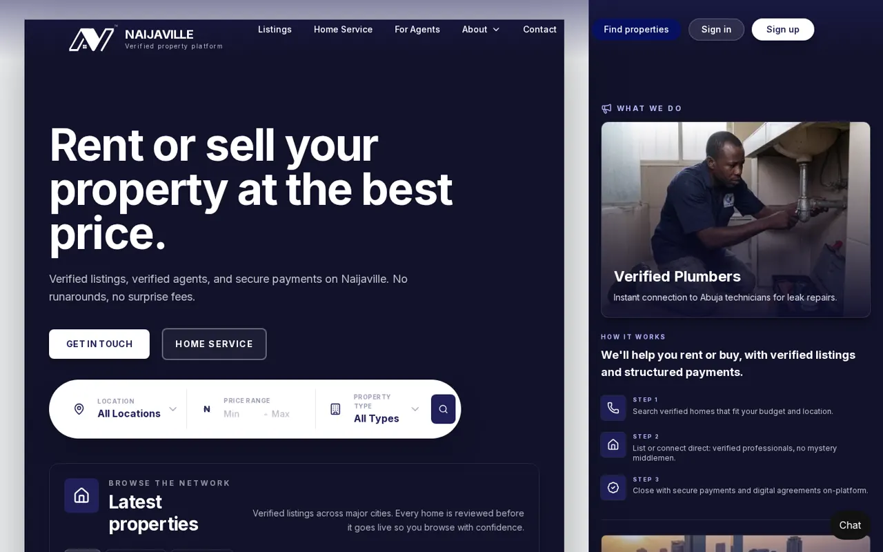 Automated rental escrow & property marketplace